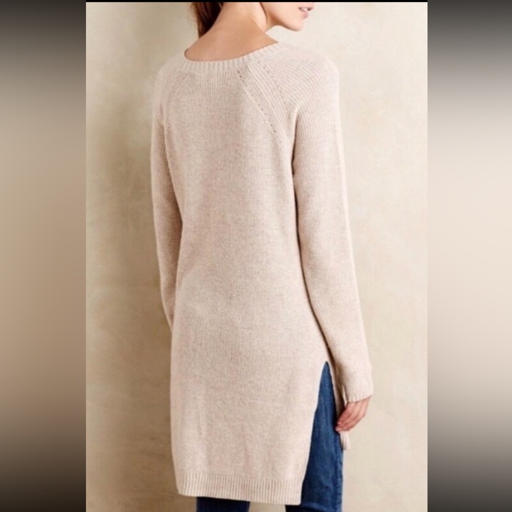 Green Ribbed Knit Sweater - Picture 5 of 5